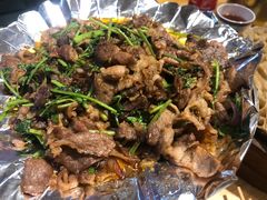 孜然羊肉-十二毡房蒙餐·蒙古包