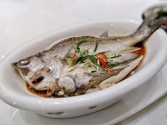 清蒸海鲈鱼-宁夏国强手抓羊肉·清真菜(未央路凤三店)