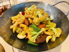 干锅腊肉花菜-避风塘(宝山万达店)