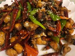 菜油瀑辣子鸡-新疆红柳花餐厅(新洲店)