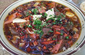 Sichuan-style Blood Sausage and Offal Stir-fry
