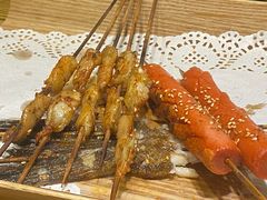 碳烤鸡脚筋-聚串门儿·东北烧烤(信义坊店)