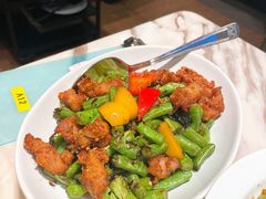 榄菜四季豆炒鸡脆骨-汤城小厨•粤菜•靓汤(西直门凯德MALL店)