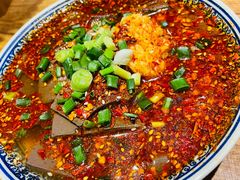 辣子蒜羊血-子午路张记肉夹馍(兵马俑店)