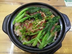 腊味双拼煲仔饭-墨白私房菜·广东菜 粤菜