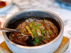 石锅米汤拌秋茄-湖滨28中餐厅·西湖宴·杭州君悦酒店