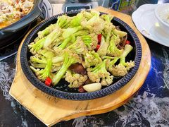 铁板有机花菜-李师傅脆肚(华强北店)