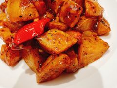黑椒叉烧土豆丁-顺风汤馆·广府粤菜(江宸天街店)
