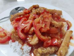 番茄猪扒饭-好好滋味茶餐厅