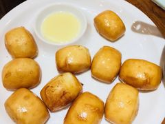 -东来菜馆•手抓海鲜家常菜•海鲜锅贴(鸽子窝店)