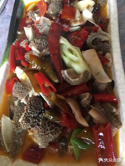 代老幺羊鱼鲜泡椒羊肚图片