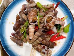 椒麻鲜汁捞三螺-小船渔村·大连菜(新华街店)