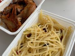 酸辣土豆丝-老头儿油爆虾(星光一期店)