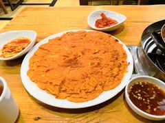 泡菜饼-喇喇排骨火锅·传统韩式脊骨汤(望京西园总店)