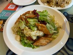 馕炒莲花白-撒拉花儿·新疆菜·清真(太阳宫店)