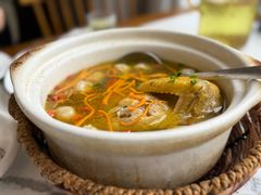 招牌土鸡汤炖手工面筋-蟹天蟹地农家菜·阳澄湖大闸蟹(浅水湾店)