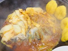 -北京龙庆四季香农家饭庄·灶台鱼·碳烤虹鳟鱼(龙庆峡店)