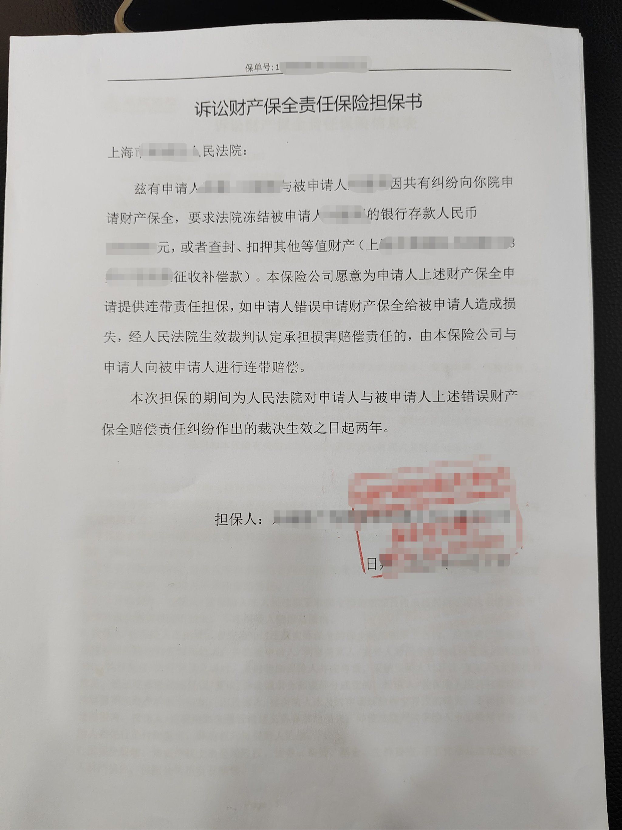 诉讼保全