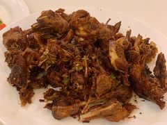 椒盐鸭架-九花山烤鸭店