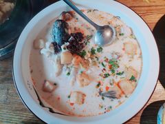 现磨豆浆捞鲈鱼-70后饭吧(府河街店)