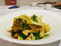 生炒有机菜花-月福京味斋·烤鸭店·北京菜(鼓楼总店)