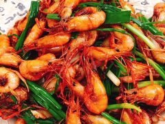 葱爆河虾-75幢私房菜馆