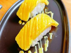 蛋卷芒果火炙握寿司-村上一屋(望京店)