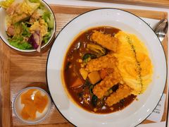 炸虾排咖喱蛋包饭-池奈·咖喱蛋包饭(熙地港店)