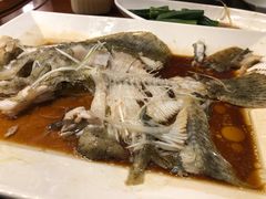清蒸鲈鱼-大鸭梨烤鸭(金色漫香店)