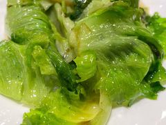 白灼生菜-金穗园·砂锅粥.醉鸡煲火锅(长寿路店)