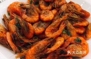 Tea-Fried Fresh Shrimp