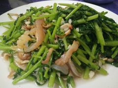 茼蒿炒海蜇-林之六八·6886大连老菜馆