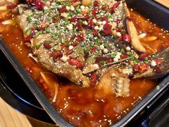 烤盘青江鱼香辣-小小河边鱼(天润城店)