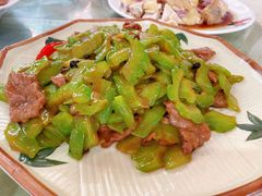 苦瓜炒牛肉-区海鸡场饭店(石壁店)