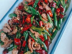 野山椒炒牛肉-望海观澜海景音乐餐吧(帆船基地店)