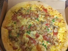 黑松露风味菌菇鸡肉比萨-达美乐比萨(墨玉南路店)