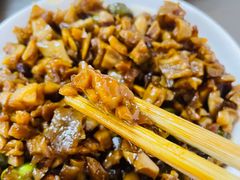 罗卜干炒毛豆-饱食林菜饭馆(南桥路店)