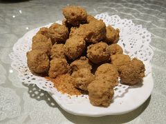 炸豆腐丸子-华盛园卷子王农家菜水库鱼