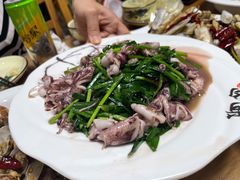 韭菜炒八爪-胶东海鲜大排档(北太平庄店)