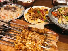 新疆烤羊肉串-天山醉美·新疆餐厅(富华里店)
