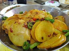 干锅土豆片-老七饭馆(光荣道总店)
