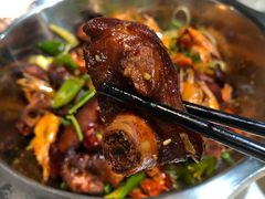 酱香蹄花虾锅-杨记大丰收鱼庄(国贸店)