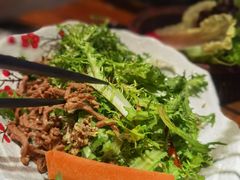 肉丝拌苦苣-黑牛の店·和牛烧肉(大悦城店)