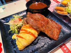 热销黑椒牛扒蛋包饭-阿飛冰室(下沙店)