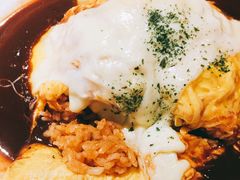 日式肉汁芝士蛋包饭-Ufufu cafe(天神巷店)