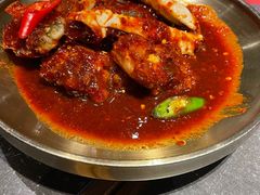 -草家酱蟹炭火烤肉店(珲春南路二店)