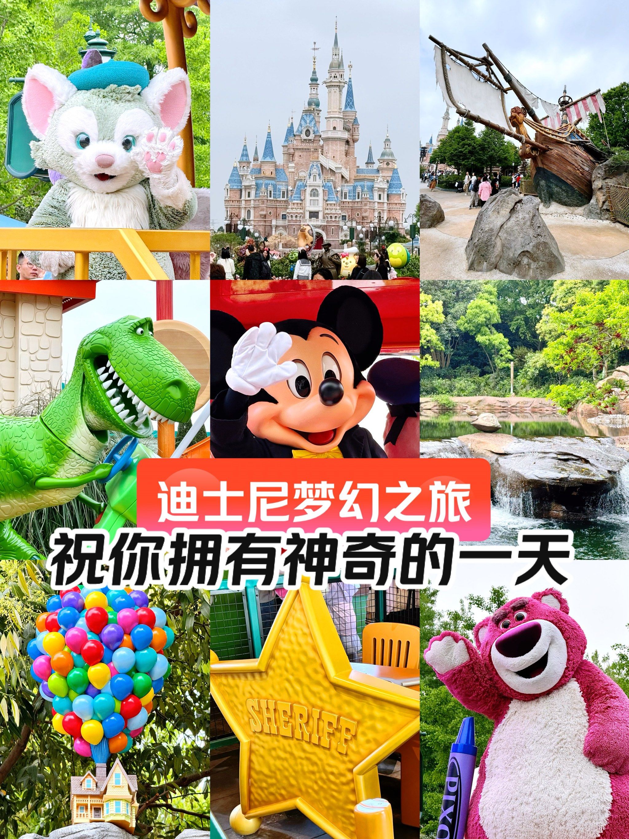 迪士尼梦幻之旅:祝你拥有神奇的一天