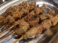 碳烤羊肉串-手抄板凳江南菜(湖滨商业街店)