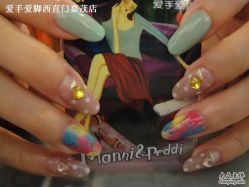 爱手爱脚彩绘甲-摩睫+皮肤管理·科学美容中心