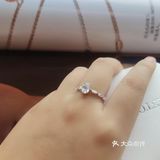 幸是钻石定制的80分椭圆钻戒终于到了！